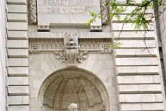 03 Man Seated On Sphynx Represents Truth By Sculptor Frederick William MacMonnies To The Left Of The Entrance To New York City Public Library Main Branch